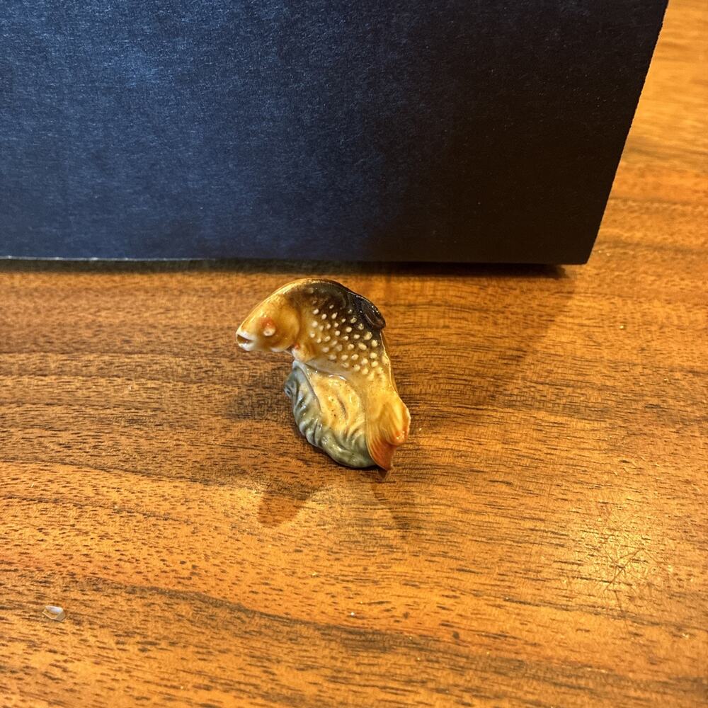Vintage Wade Whimsies Trout Figurine Original 1972